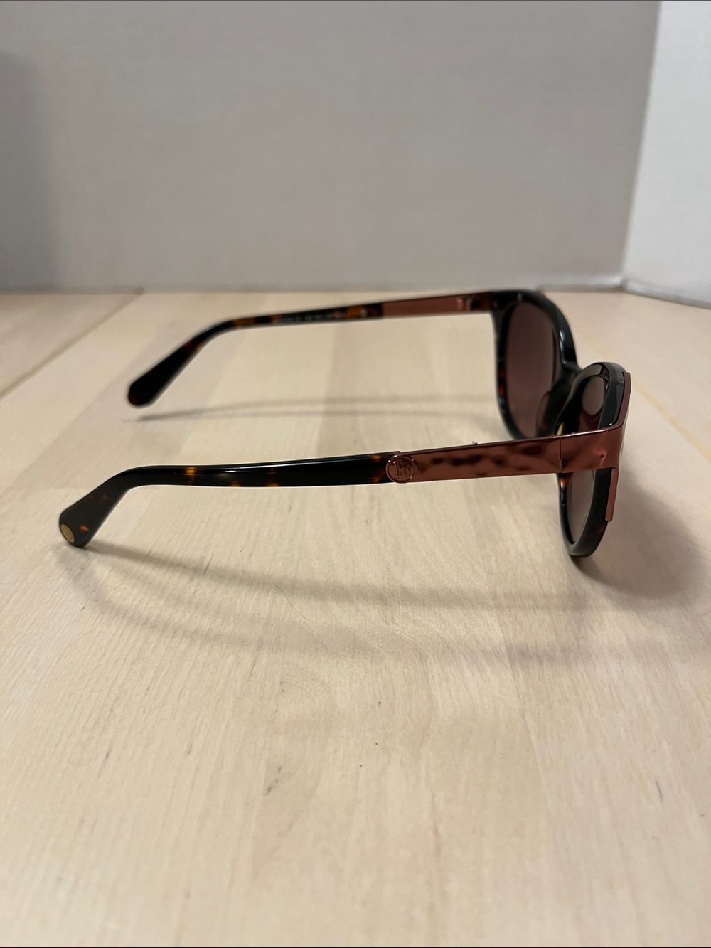 Balmain Dark Tortoise Shell w/ Copper Trim BL2072B Women’s Cat Eye Sunglasses - Picture 5 of 16